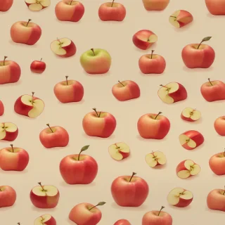 cute apple wallpaper