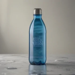 water bottle mockup