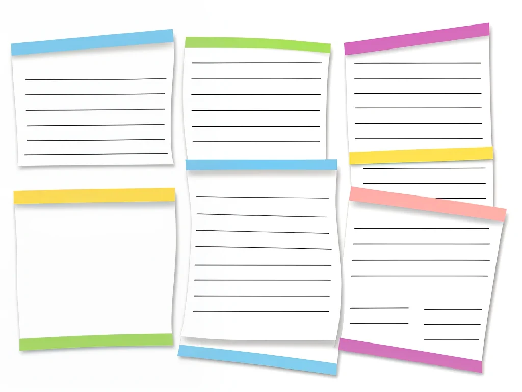 sticky notes png transparent