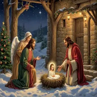 merry christmas jesus images