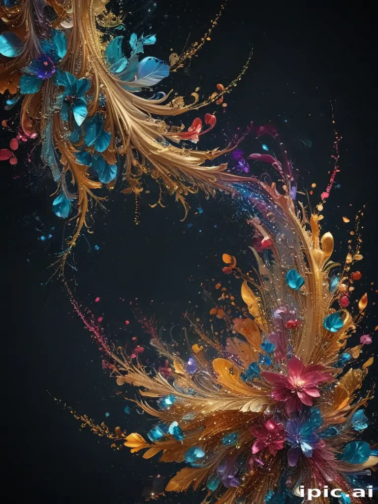 transparent background glitter