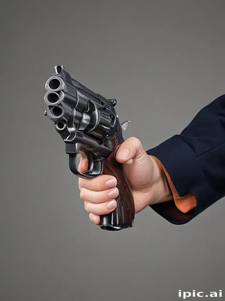 holding gun png