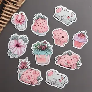 printable sticker aesthetic