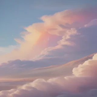 pastel rainbow