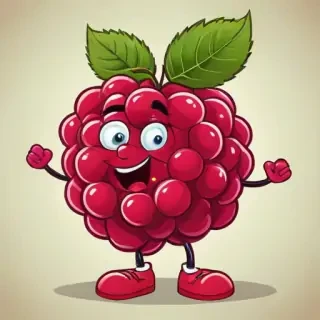 raspberry cartoon
