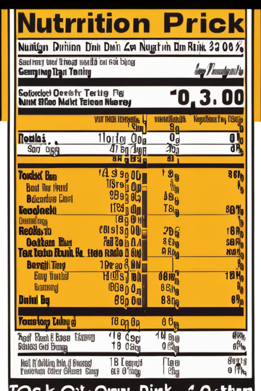 rockstar energy drink nutrition information