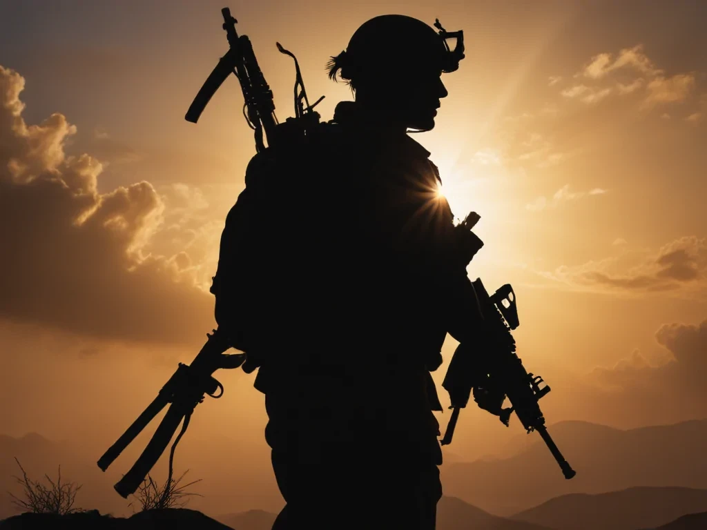 soldier silhouette png