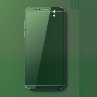 green phone background