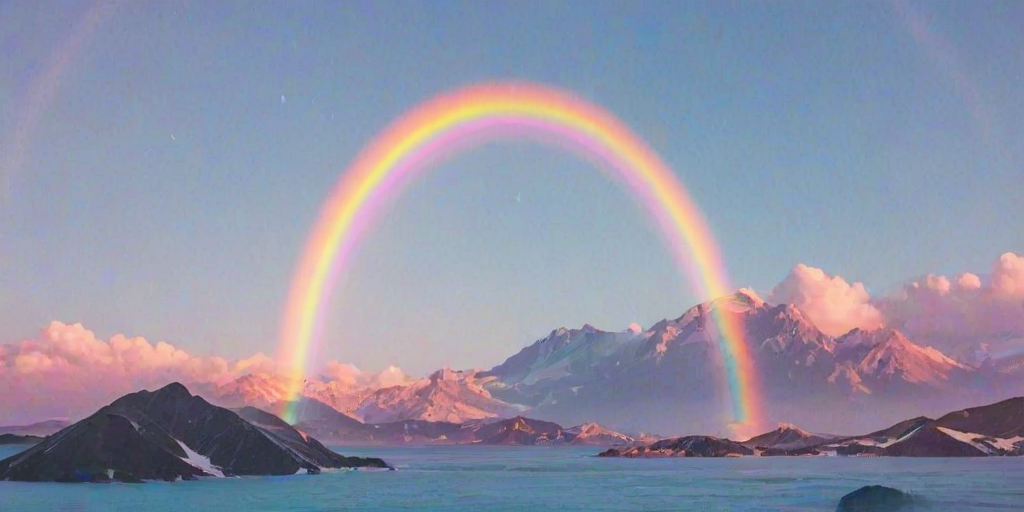 aesthetic rainbow wallpaper