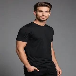 black tee png