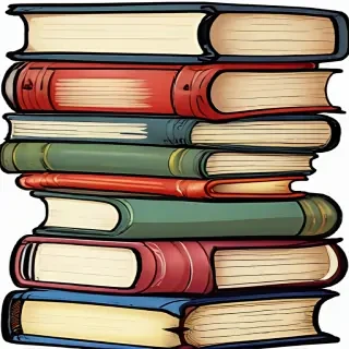 stack of books clipart