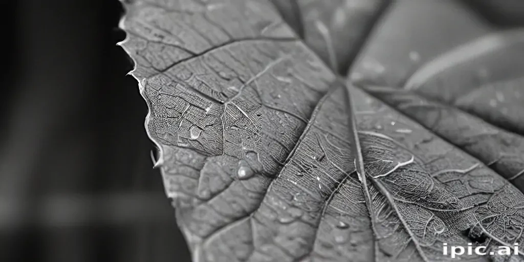 leaf images black and white