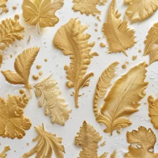 gold and white background