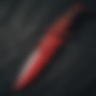 bloody knife aesthetic