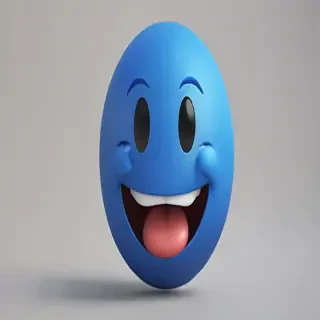 blue emoji