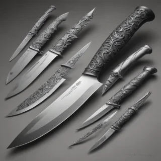drawings of knives