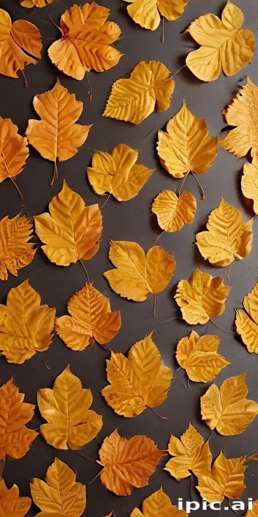 golden leaves background