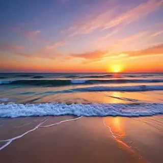 beach background sunset