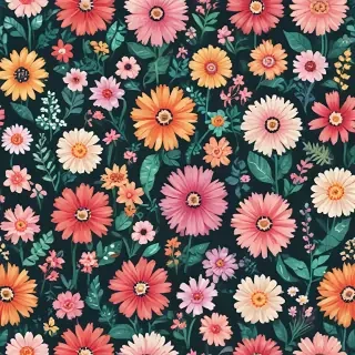 pixel flowers