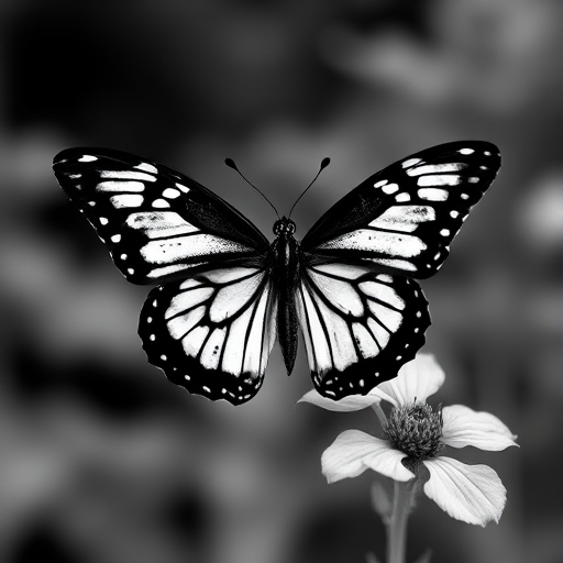 black and white butterfly wallpaper