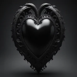 black heart
