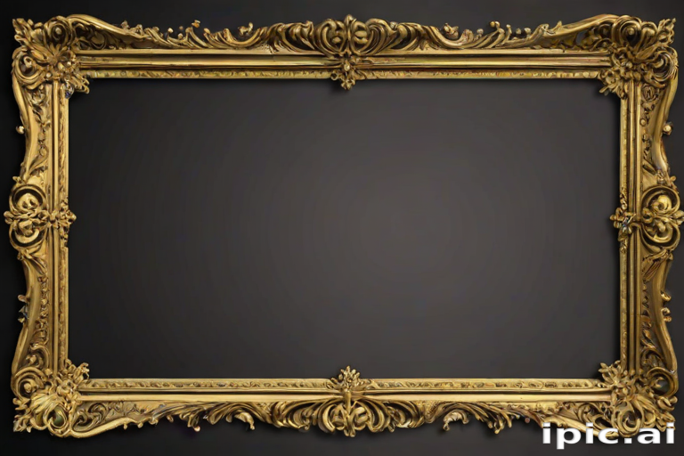 gold frame png transparent