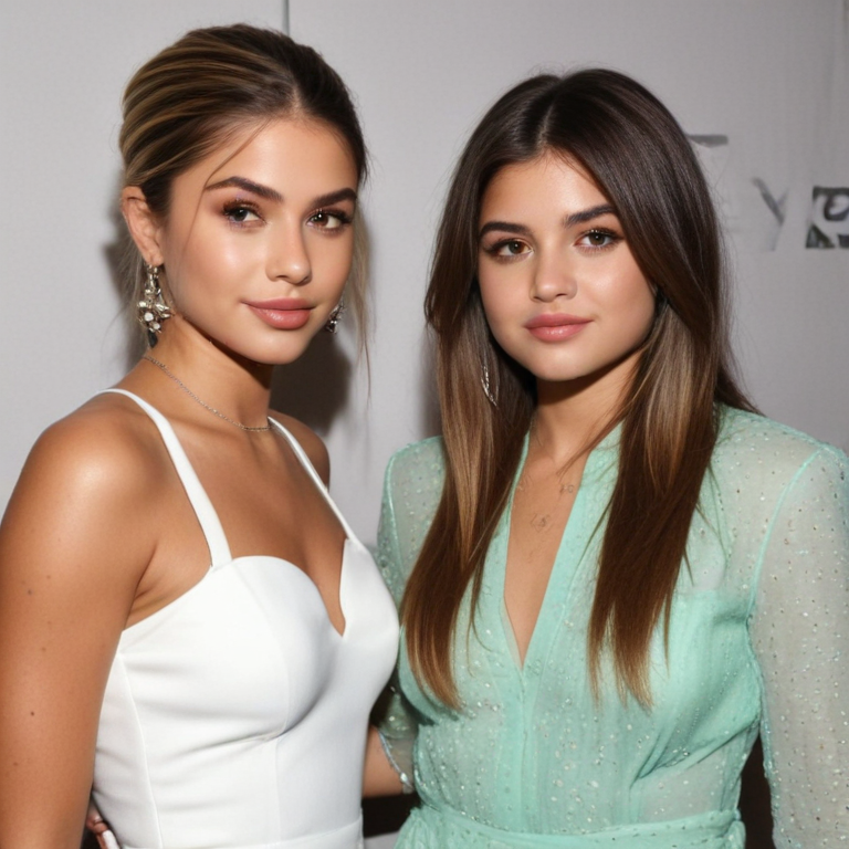 hailey bieber and selena gomez picture
