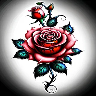 rose tattoo png