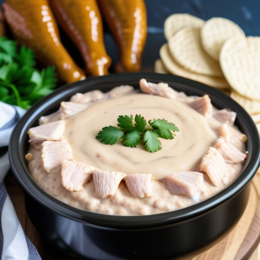 crockpot chicken wing dip with raw chicken