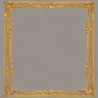 gold border transparent