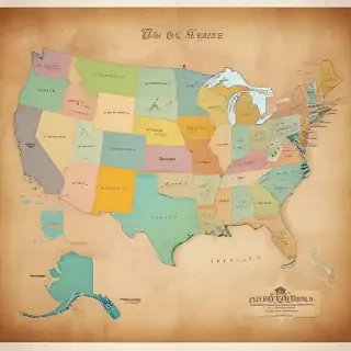 map of the usa states