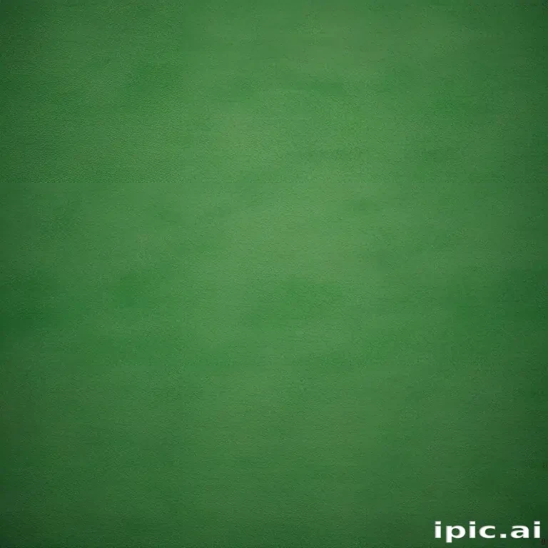 Vibrant Green Background Perfect for Creative Design and Artistic Projects