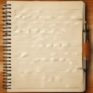 notebook page background
