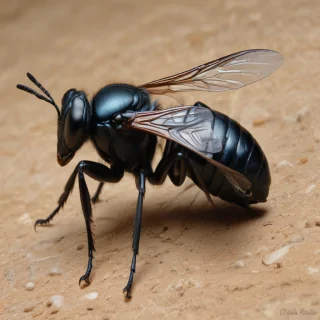 black wasp