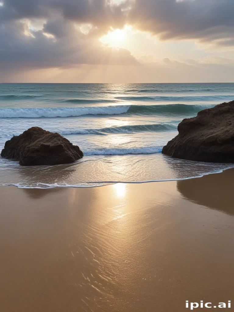 beach iphone