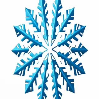 transparent background snowflake clipart