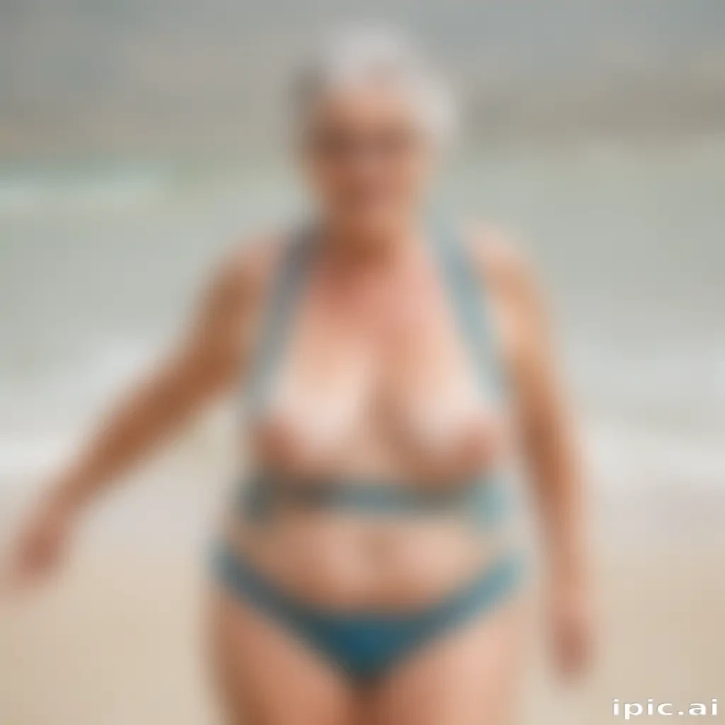 fat granny bikini