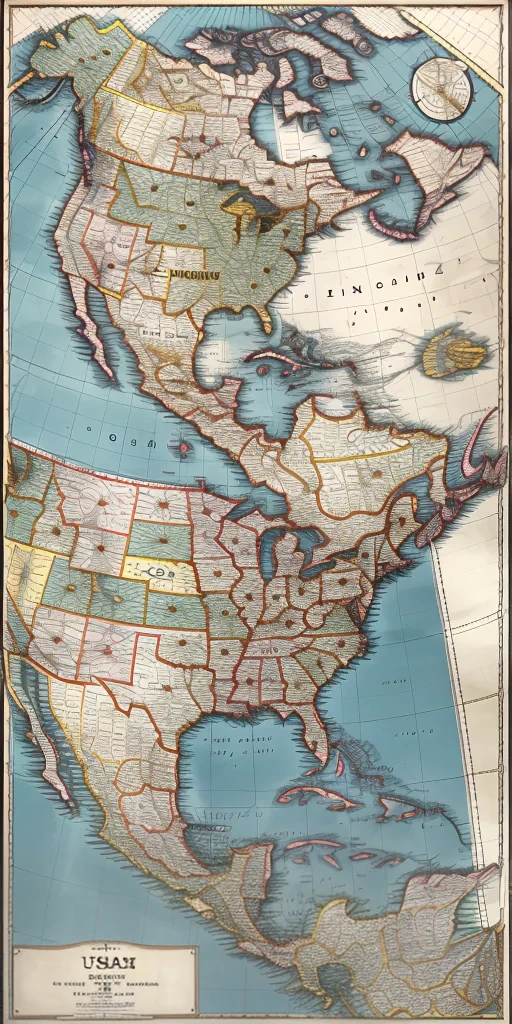 map of usa