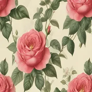vintage rose illustration