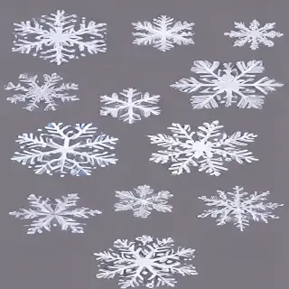 snowflakes clipart transparent background