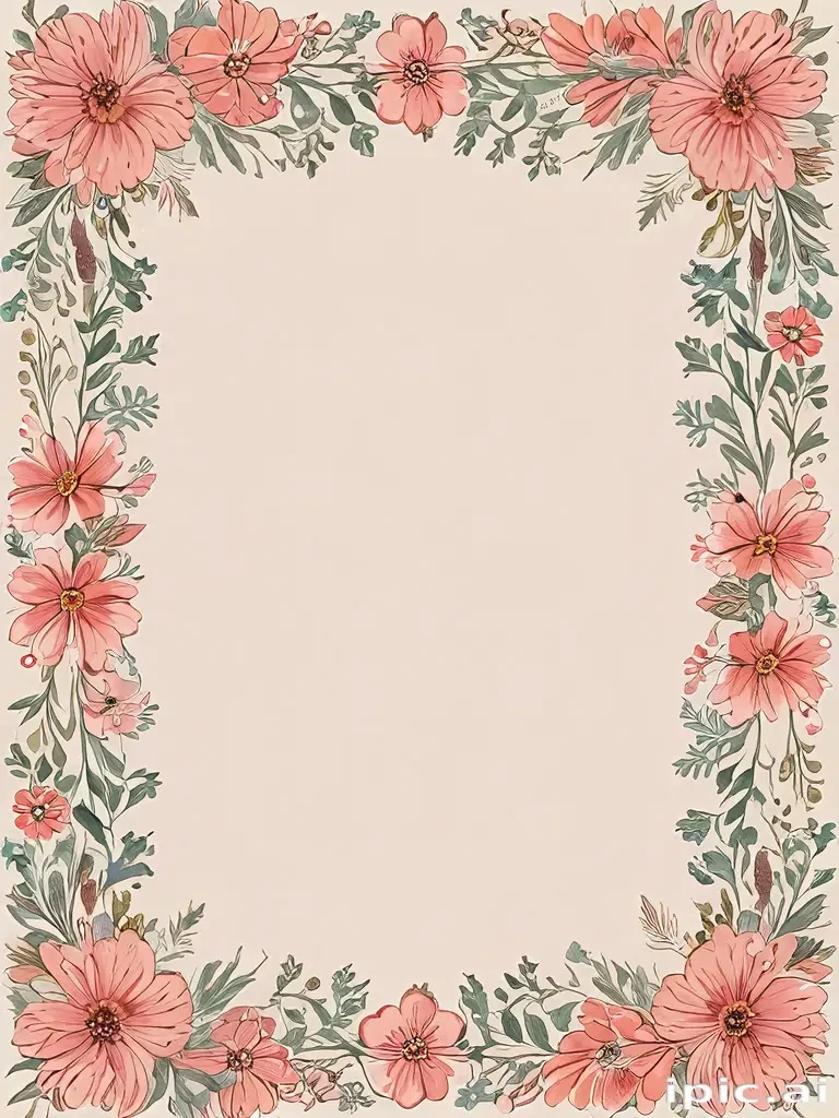 clipart floral border