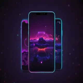 neon phone backgrounds