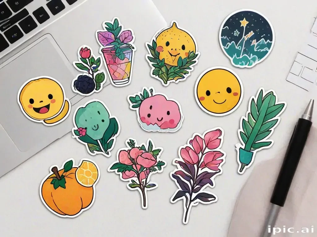 aesthetic printable stickers