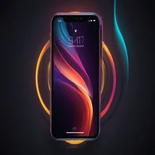 iphone neon wallpaper