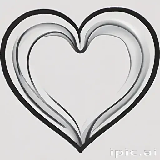 outline heart png