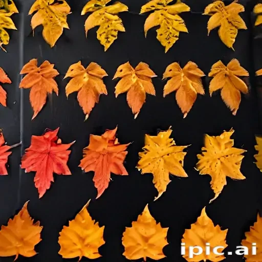 fall leaves aesthetic