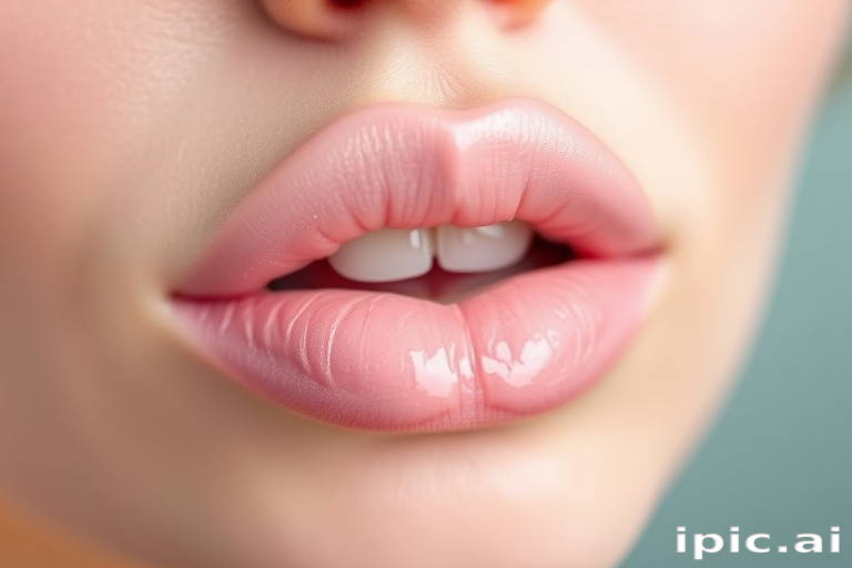 Dreamy "Cotton Candy Cloud" lip mousse envelops lips in a soft, pillowy texture with a delicate pastel pink hue and a lightweight, comfortable formula