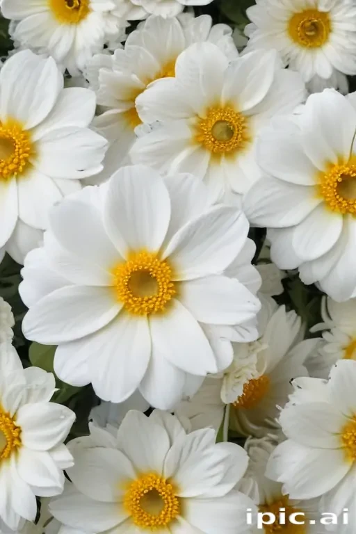 background white flower