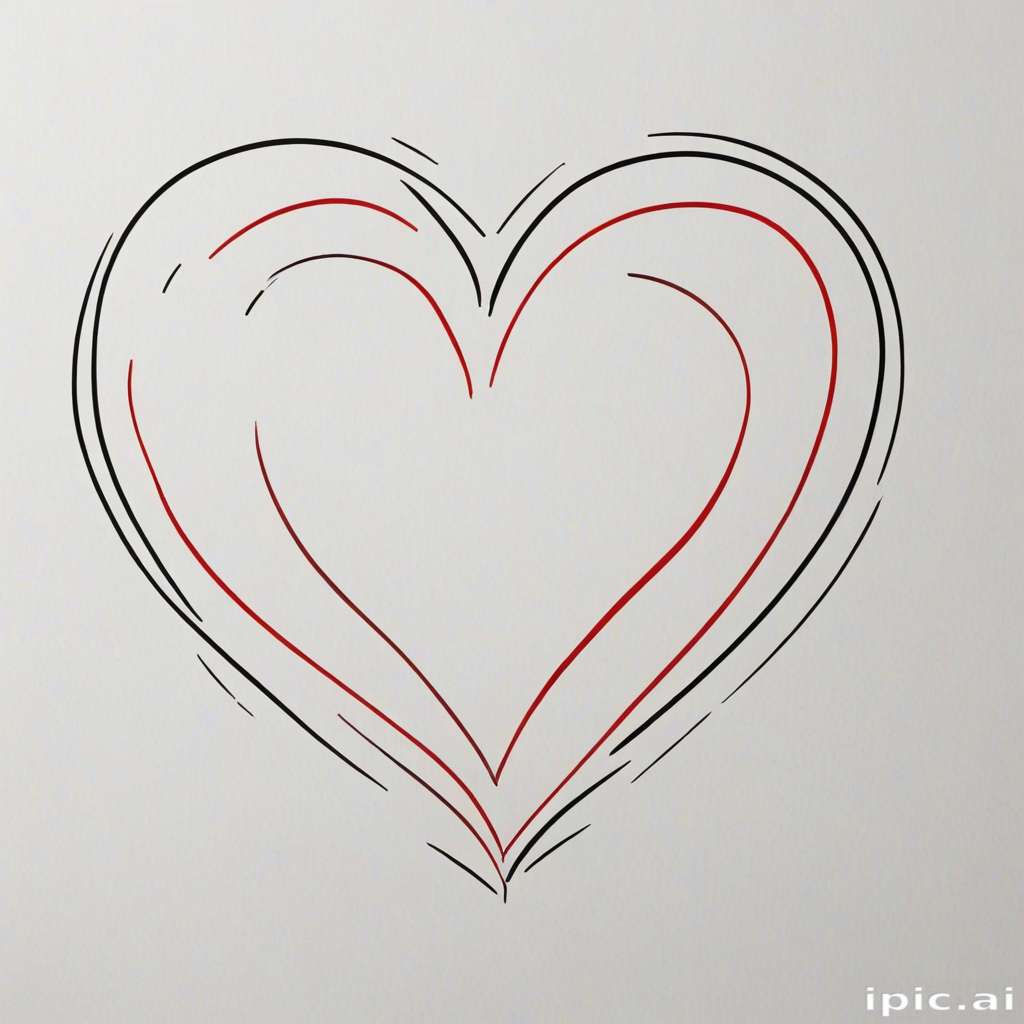 outline heart png