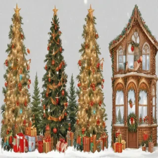 transparent christmas clip art